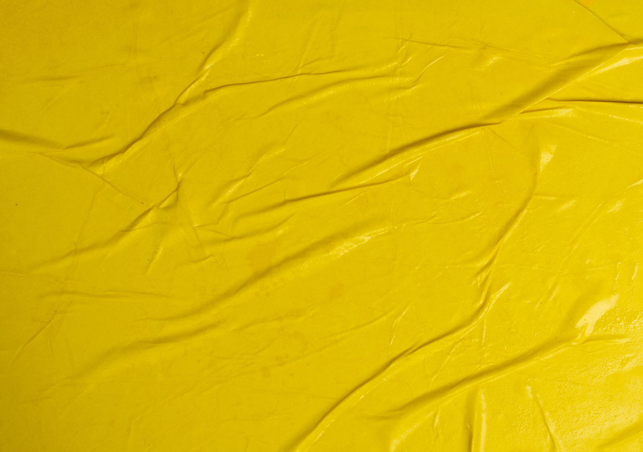 Yellow Glued Paper Texture with Creases Surface Grunge Effect